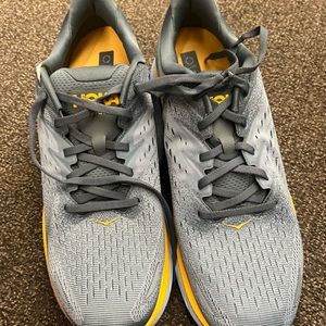 Hoka One One Clifton 8 Goblin Blue Mountain Spring Running Shoes Men's Size 14